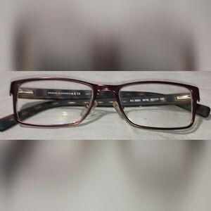 Armani Exchange AX 1003 6016 52-17-145 Brown Full Rim Eyeglasses Frame
